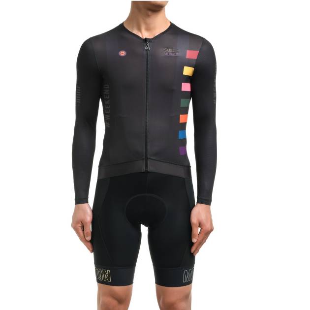 Fahrradtrikot mit langen Ärmeln